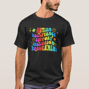 Camiseta Cara Sonriente Groovy Mes de Concientización sobre