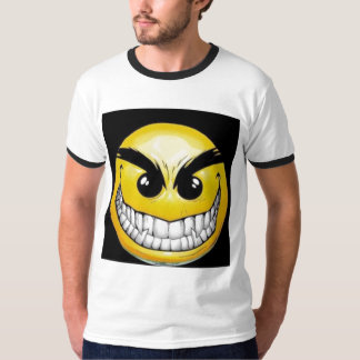 Camiseta cara-sonriente-maligna