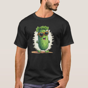 Camiseta Cara vegetal de bonito para pichones y pepinos Lo