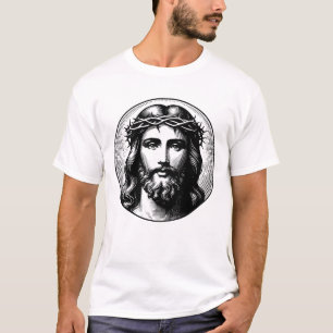 Camiseta Cara vintage de Jesús