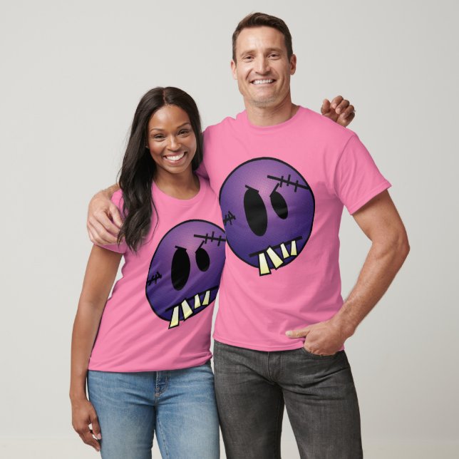CAMISETA CARA ZOMBIECON - PURPLE (Unisexo)