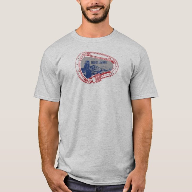 Camiseta Carabiner de escalada de Mount Lemmon (Anverso)