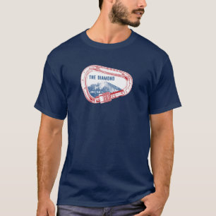 Camiseta Carabiner de escalada en roca de diamantes con pic
