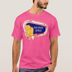 Camiseta Carabiner de escalada en roca del desfiladero del