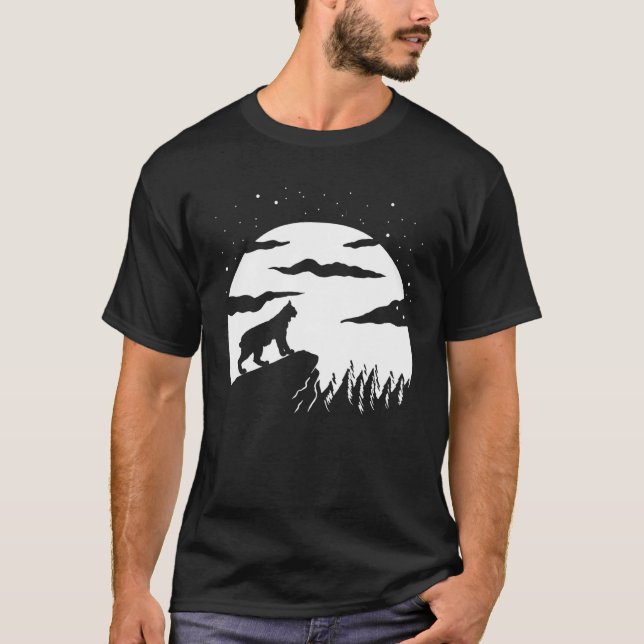 Camiseta Caracal Wild Moon Galaxy Noche Caracal Cat Lynx Wi (Anverso)