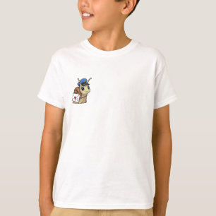 Camiseta Caracol cartero entregando carta niños