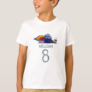 Camiseta Caracol Cohete de Carreras