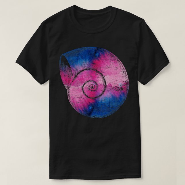 Camiseta Caracol colorido (Diseño del anverso)