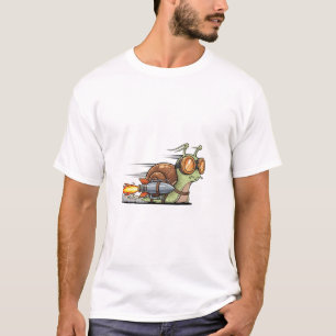 Camiseta Caracol Corredor Turbo-Cargado con Booster de Cohe