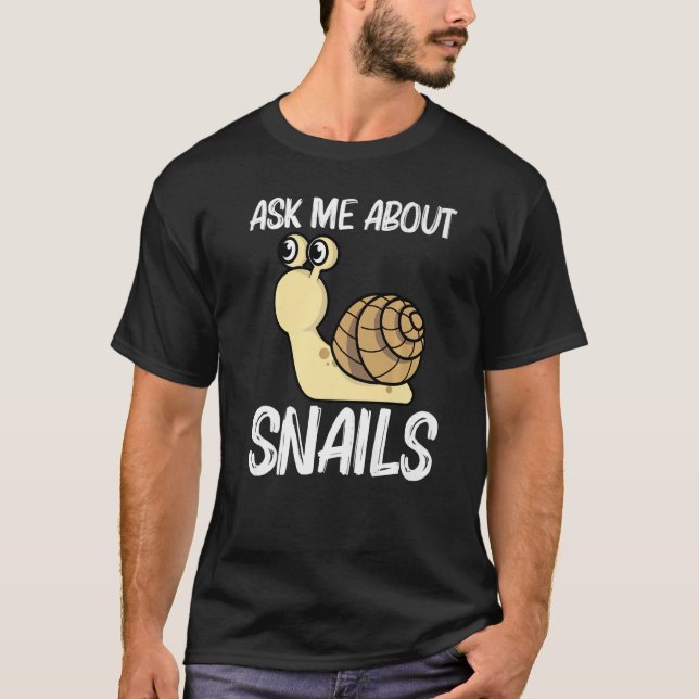 Camiseta Caracol Cuto Para Los Hombres Las Mujeres Tierran  (Anverso)