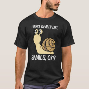 Camiseta Caracol Cuto Para Los Hombres Las Mujeres Tierran 