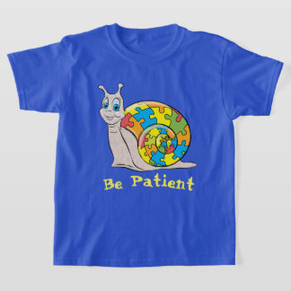 Camiseta Caracol de autismo - leyenda editable