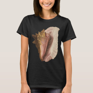 Camiseta Caracol de la Reina Concha, Vida Marina Vintage