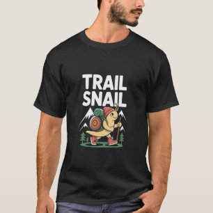 Camiseta Caracol de sendero Humor de hiking Camping Mochile