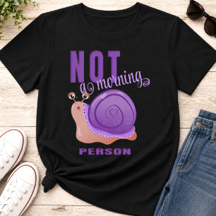 Camiseta Caracol Divertido y Soñoliento con Concha de Coraz