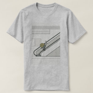 Camiseta Caracol en el Escalador - Tee de viajero Minimalis