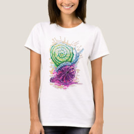 Camiseta Caracol en la higuera colorido