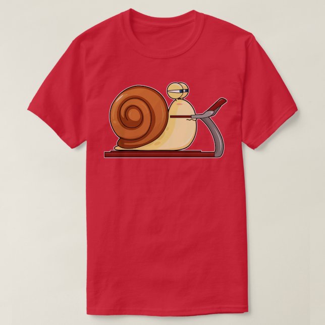 Camiseta Caracol en Treadmill (Diseño del anverso)