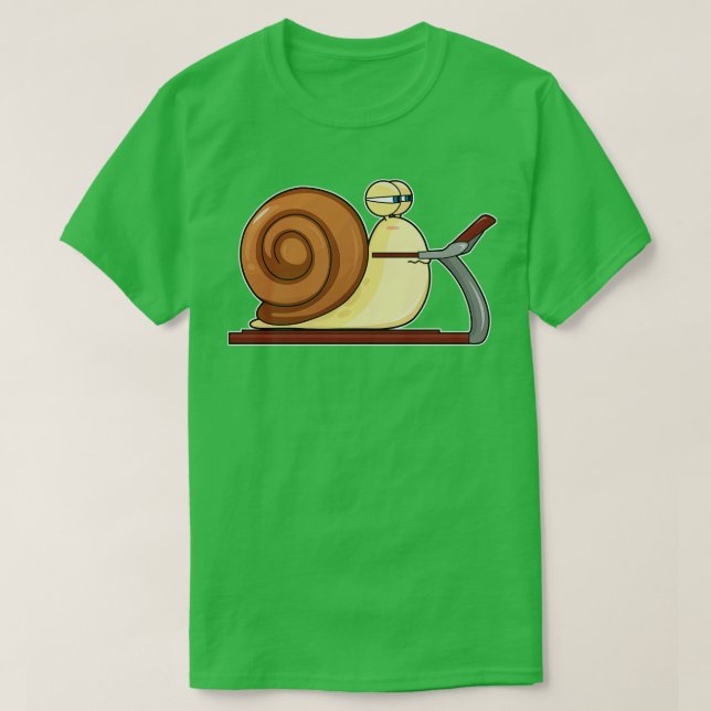 Camiseta Caracol en Treadmill (Diseño del anverso)