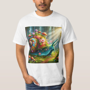 Camiseta Caracol floral