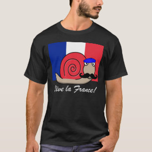 Camiseta Caracol francés en el Día de la Bastilla en un Ber