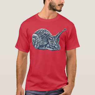 Camiseta Caracol Gray Kitten