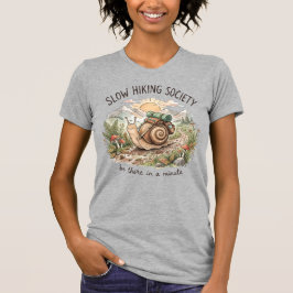 Camiseta Caracol Lento “Estaré allí en un minuto” Divertido