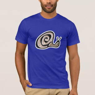 Camiseta Caracol lindo; azul