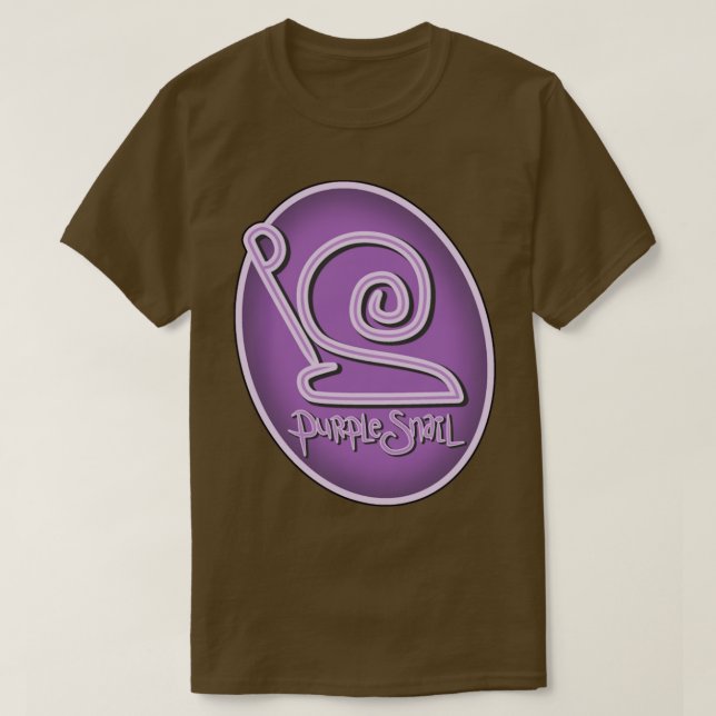 Camiseta caracol morado (Diseño del anverso)