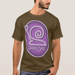 Camiseta caracol morado
