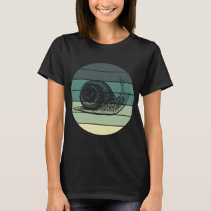 Camiseta Caracol Retro Animal de Cute Garden