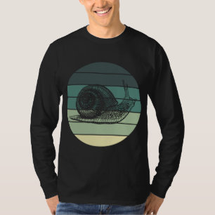 Camiseta Caracol Retro Animal de Cute Garden