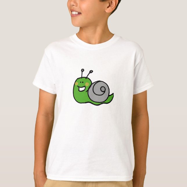 Camiseta caracol verde (Anverso)