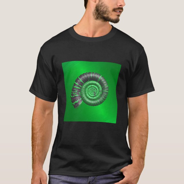 Camiseta Caracol verde como la creatura (Anverso)