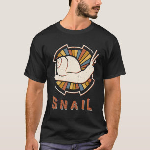 Camiseta Caracol Vintage Clásico Retro Amor Animal