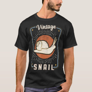 Camiseta Caracol Vintage Retro Clásico Amor Animal 1