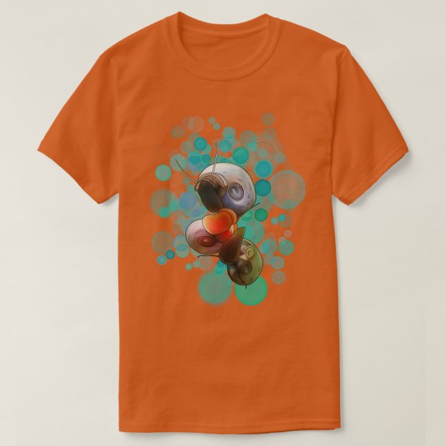 Camiseta Caracoles bubóricos (Diseño del anverso)