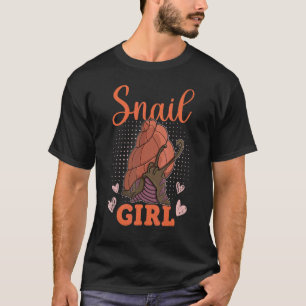 Camiseta Caracoles Mollusk Dueño de Jardín Biólogo lentamen