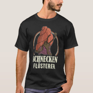 Camiseta Caracoles Molusco Dueño de Jardín Biólogo Lentamen