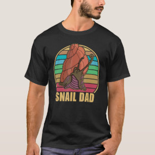 Camiseta Caracoles Molusco Jardín Dueño Biólogo Lentamente