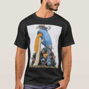 Camiseta Caracoles Oliva Ilustración Científica Oceánica Vi
