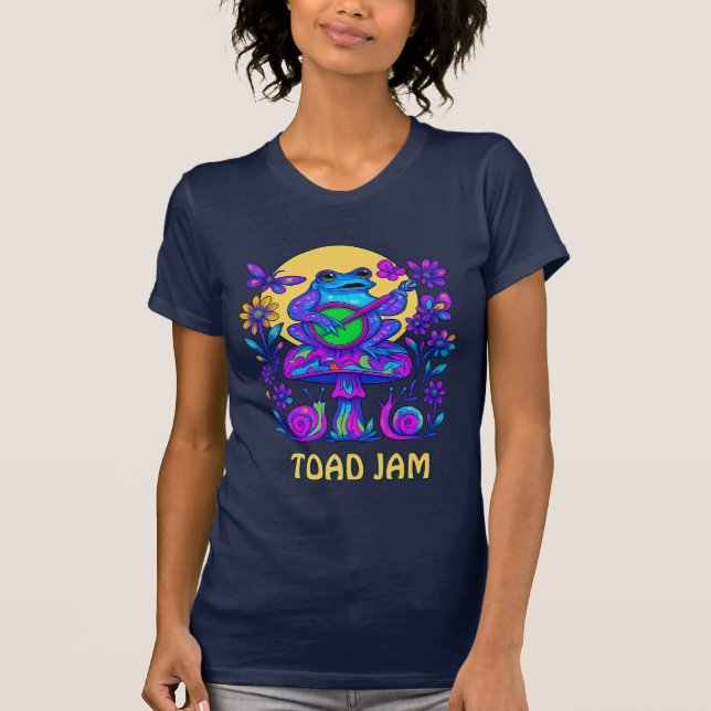 Camiseta Caracoles retro psicodélicos de setas para la toad (Anverso)