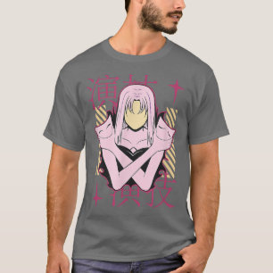 Camiseta Carácter anime japonés Chica japonés aestheti
