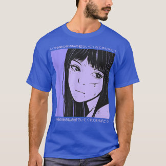 Camiseta Carácter anime japonés de Chica LoFi japonés