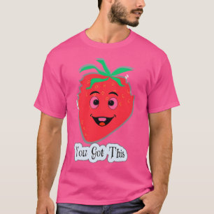 Camiseta Carácter Cute Strawberry