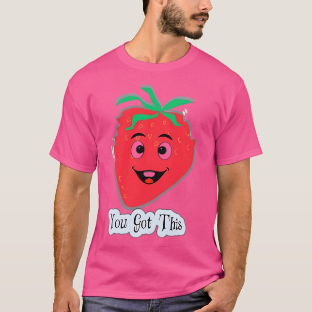 Camiseta Carácter Cute Strawberry (Anverso)