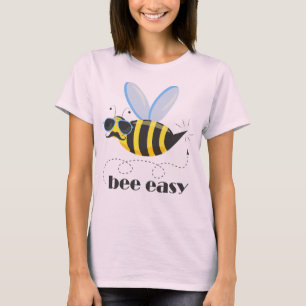 Camiseta Carácter de abeja con gafas de sol bigote Bee Fáci