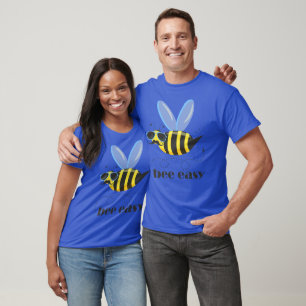 Camiseta Carácter de abeja con gafas de sol bigote Bee Fáci