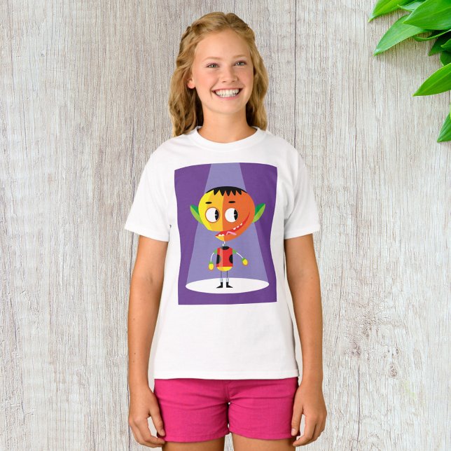 Camiseta Carácter de cabeza de naranja (Subido por el creador)