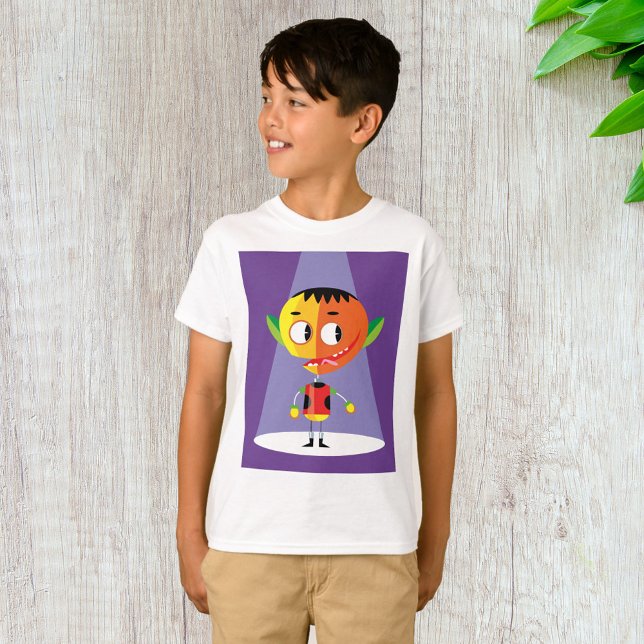 Camiseta Carácter de cabeza de naranja (Subido por el creador)